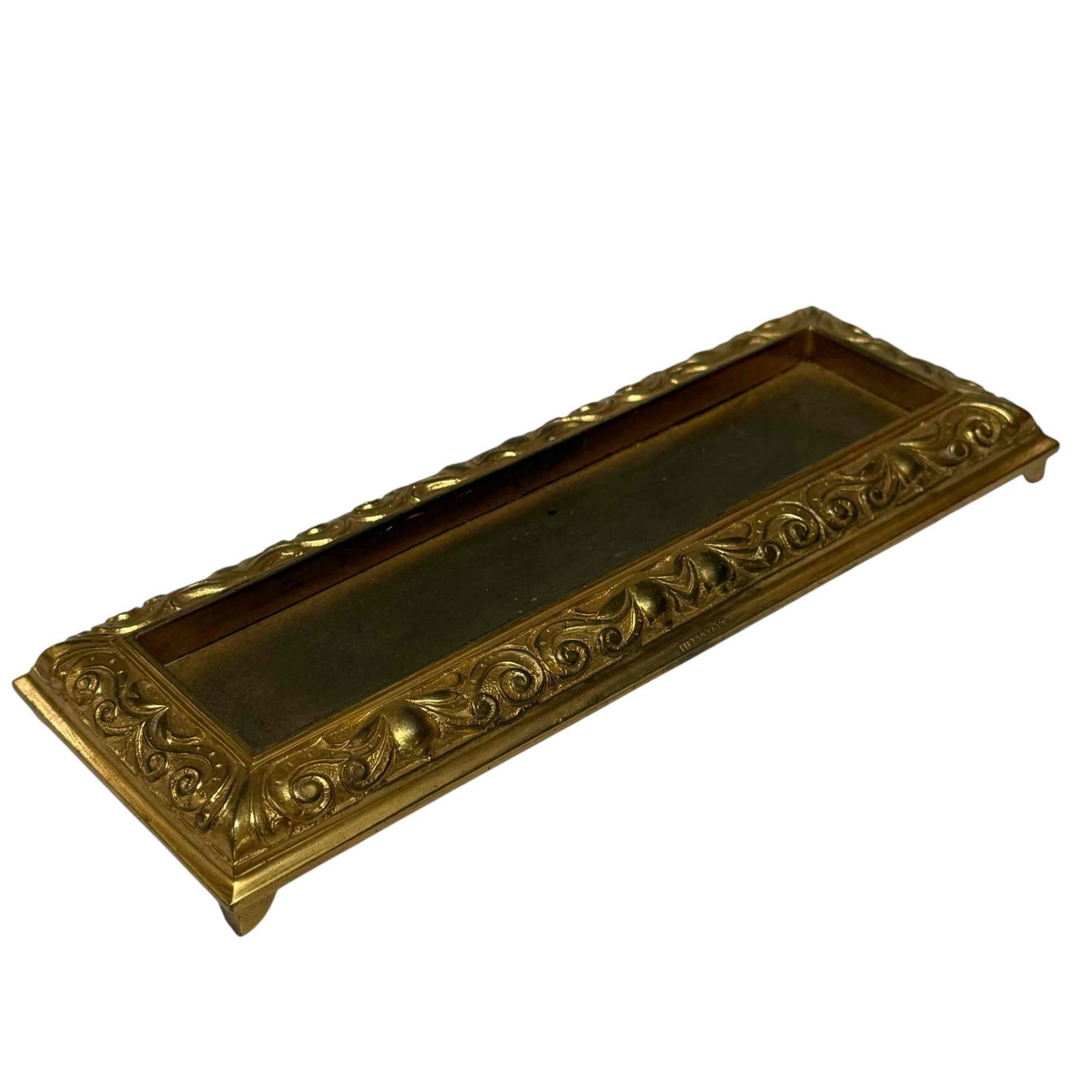 Tiffany and Co. Gilt Bronze Georgian Style Pen Tray (1 of 19)