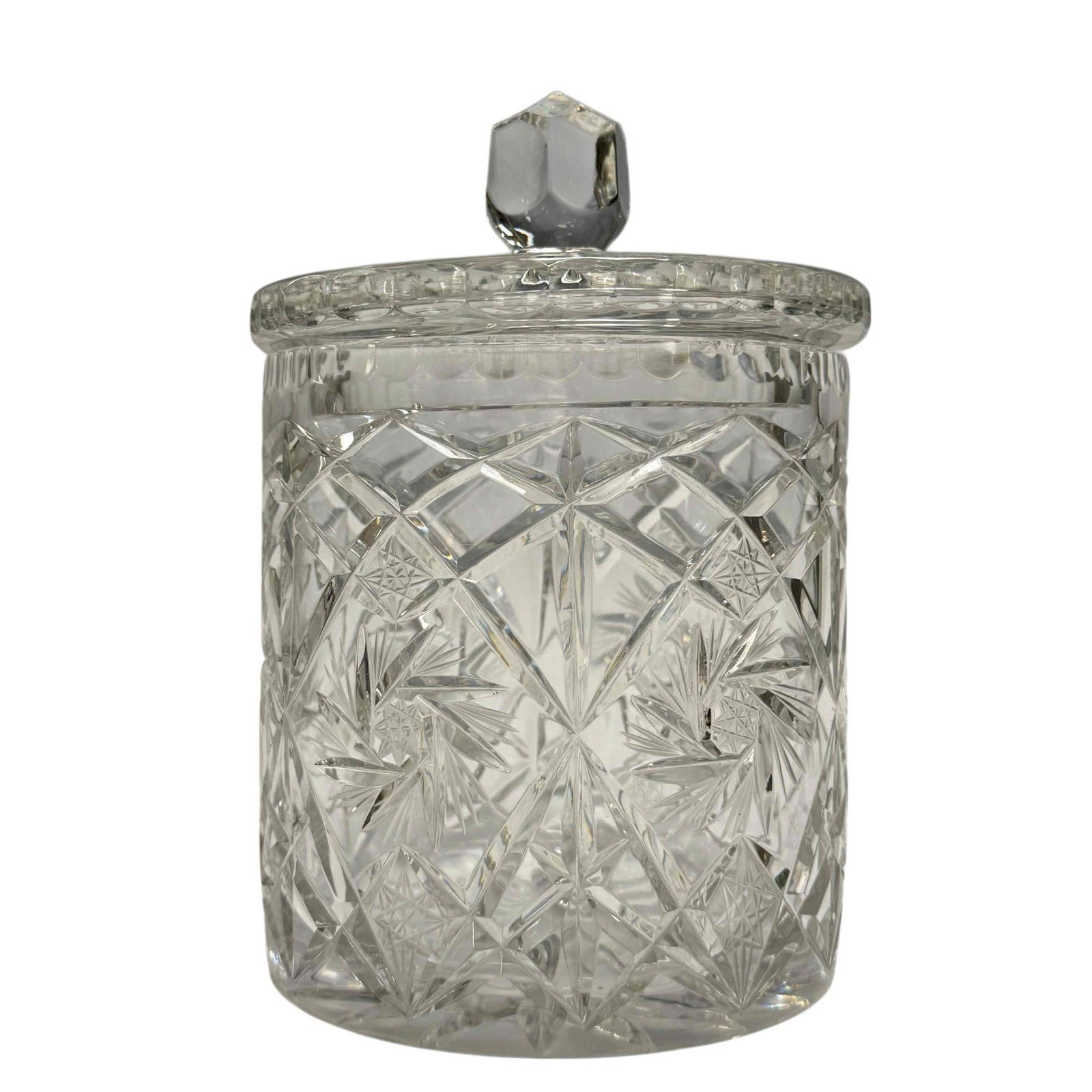 Moser Cut Glass Lidded Biscuit Barrel (1 of 16)