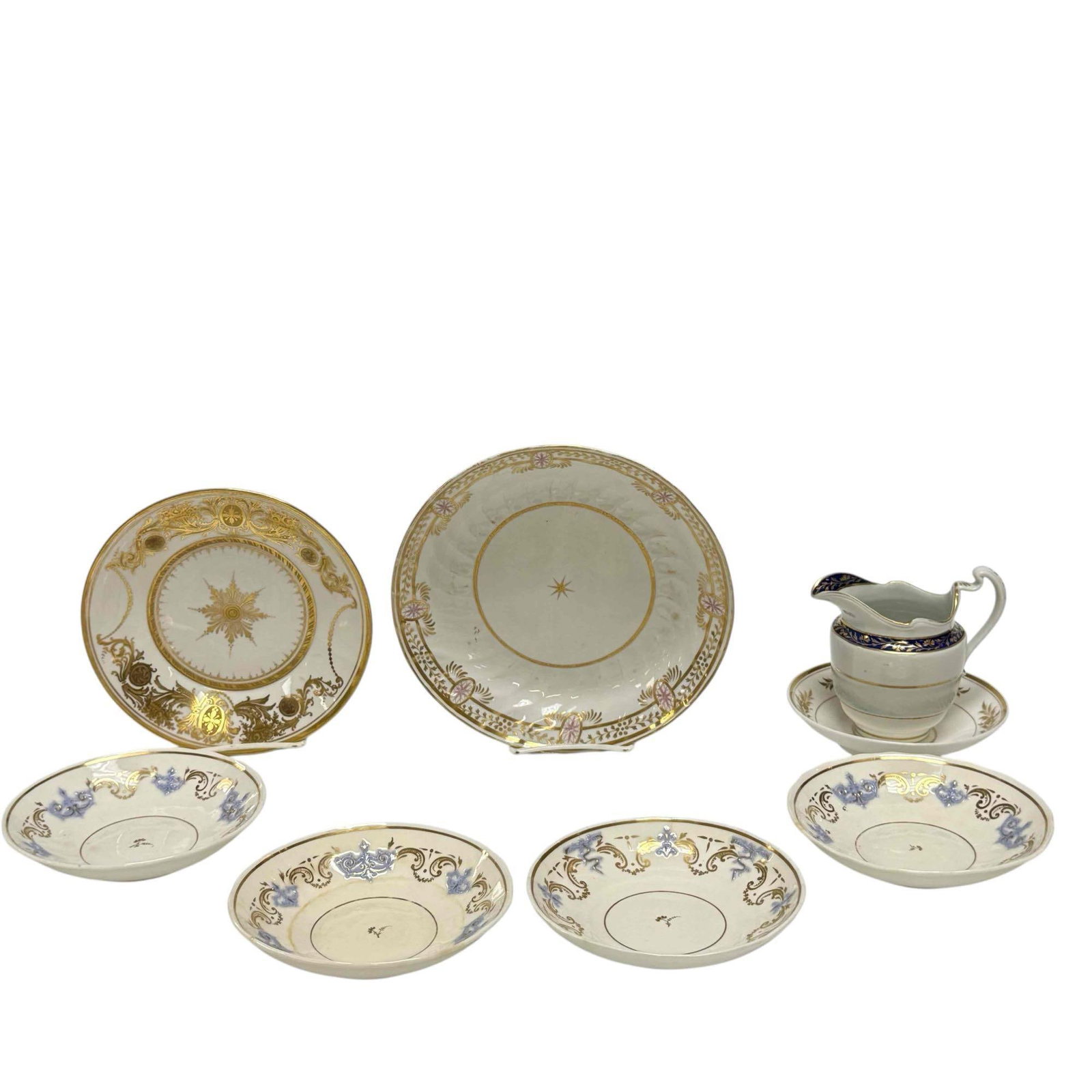 18/19th Century French Gold Encrusted Porcelain Dinnerware (8) (1 of 20)