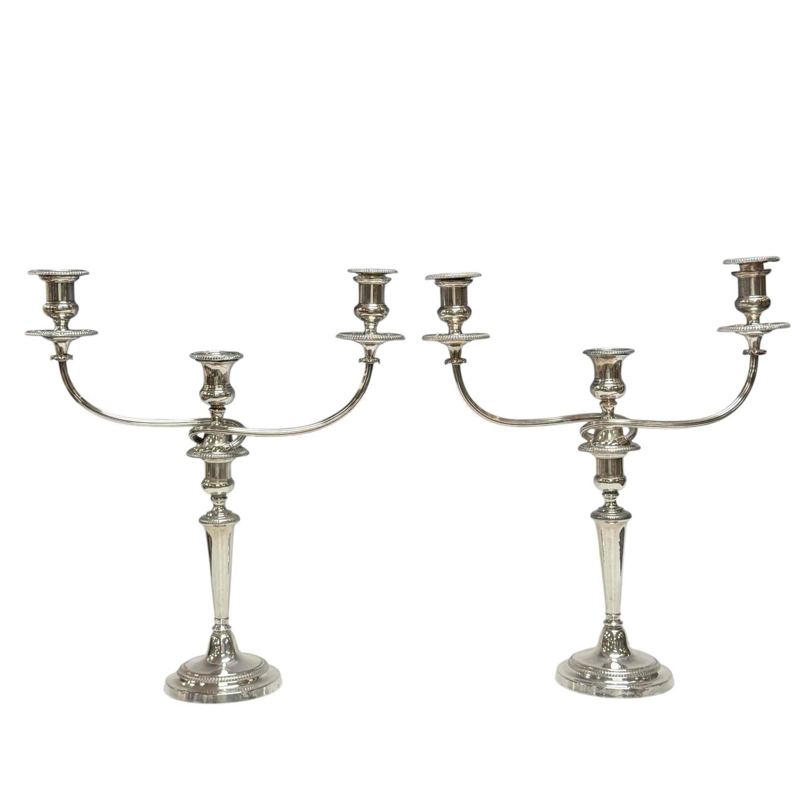 Circa 1780-1800 Matthew Boulton Three Arm Candelabras (2) (1 of 20)
