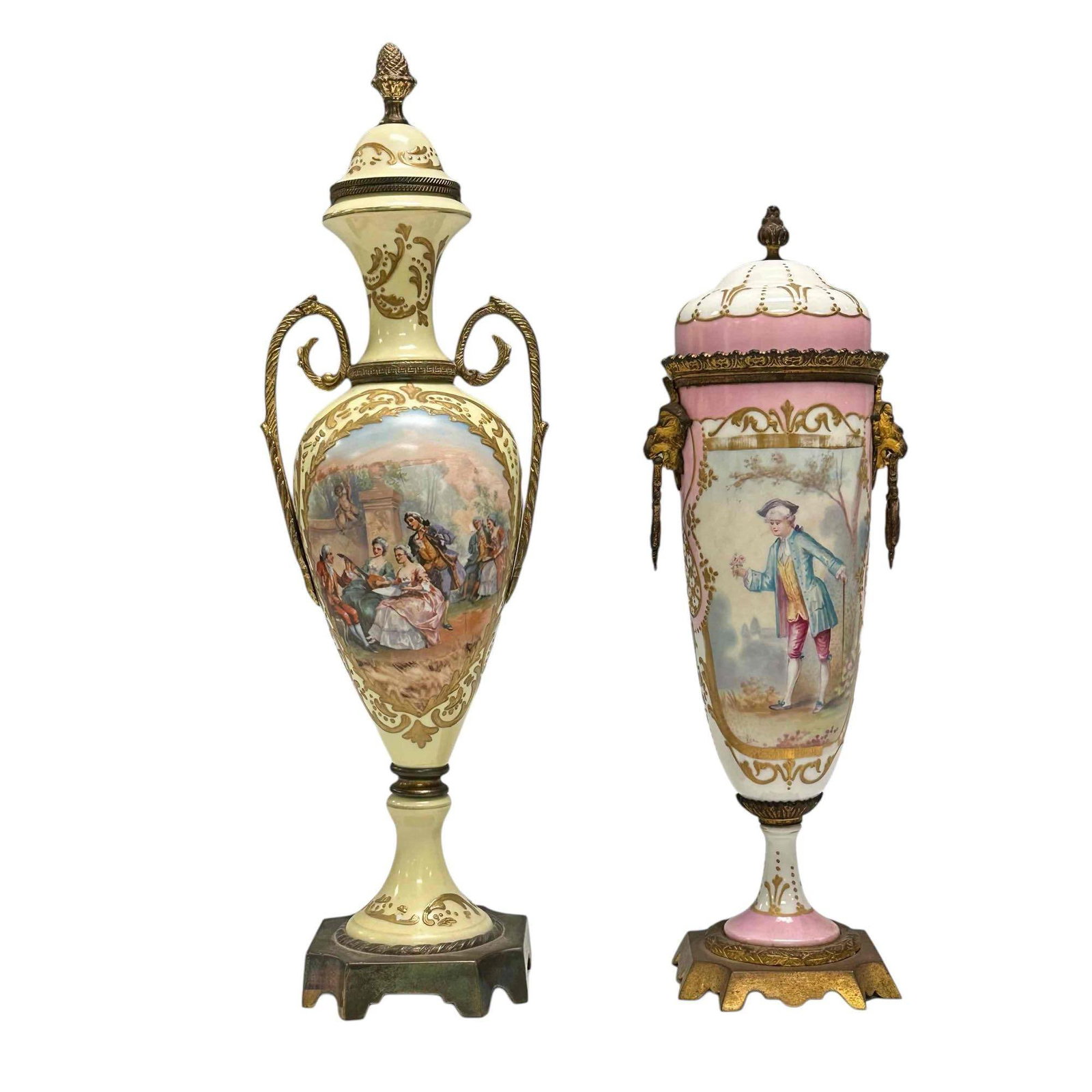 Two 19th Century French Bronze Mounted Urns (1 of 20)