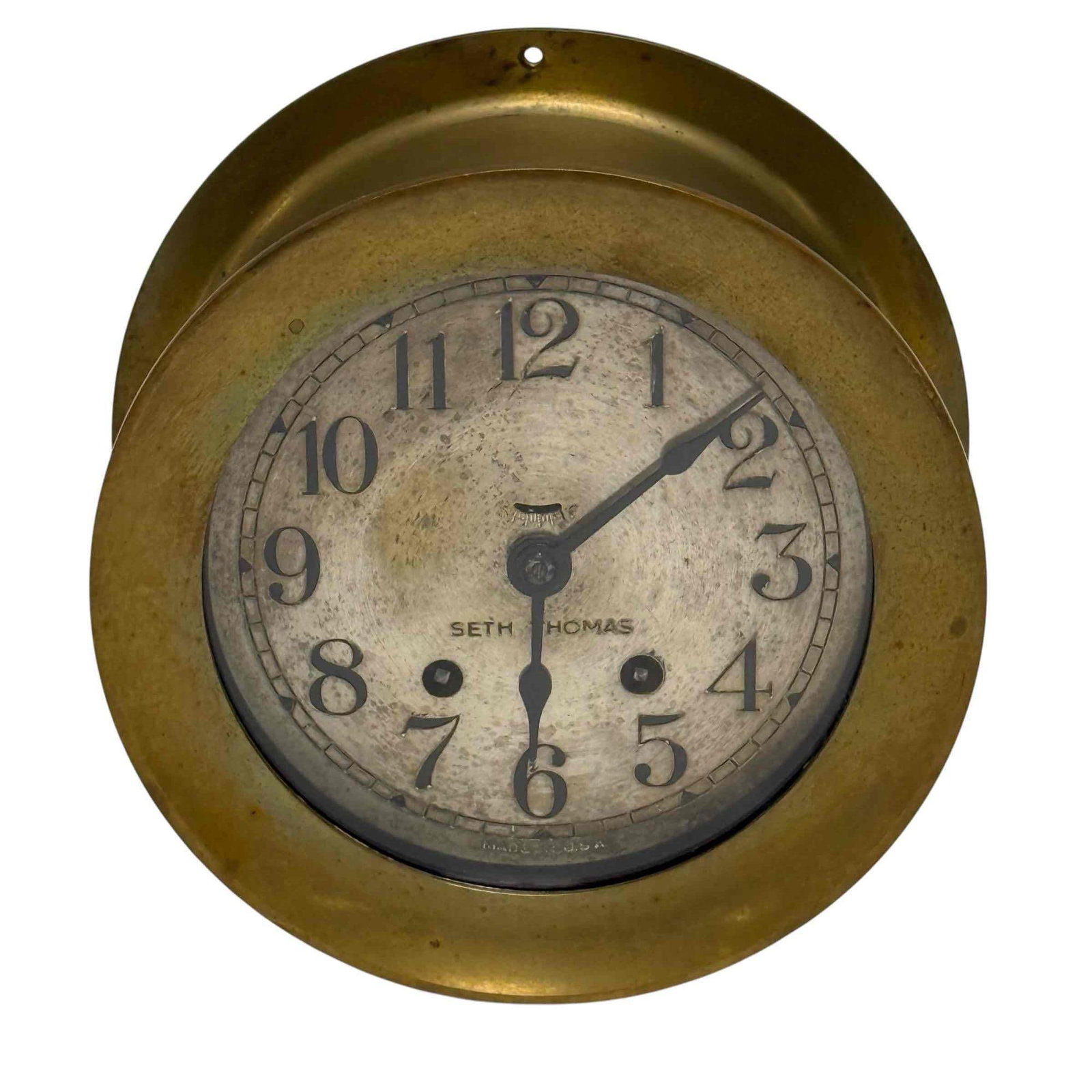 Seth Thomas Maritime Brass Ships Bell Clock (1 of 15)
