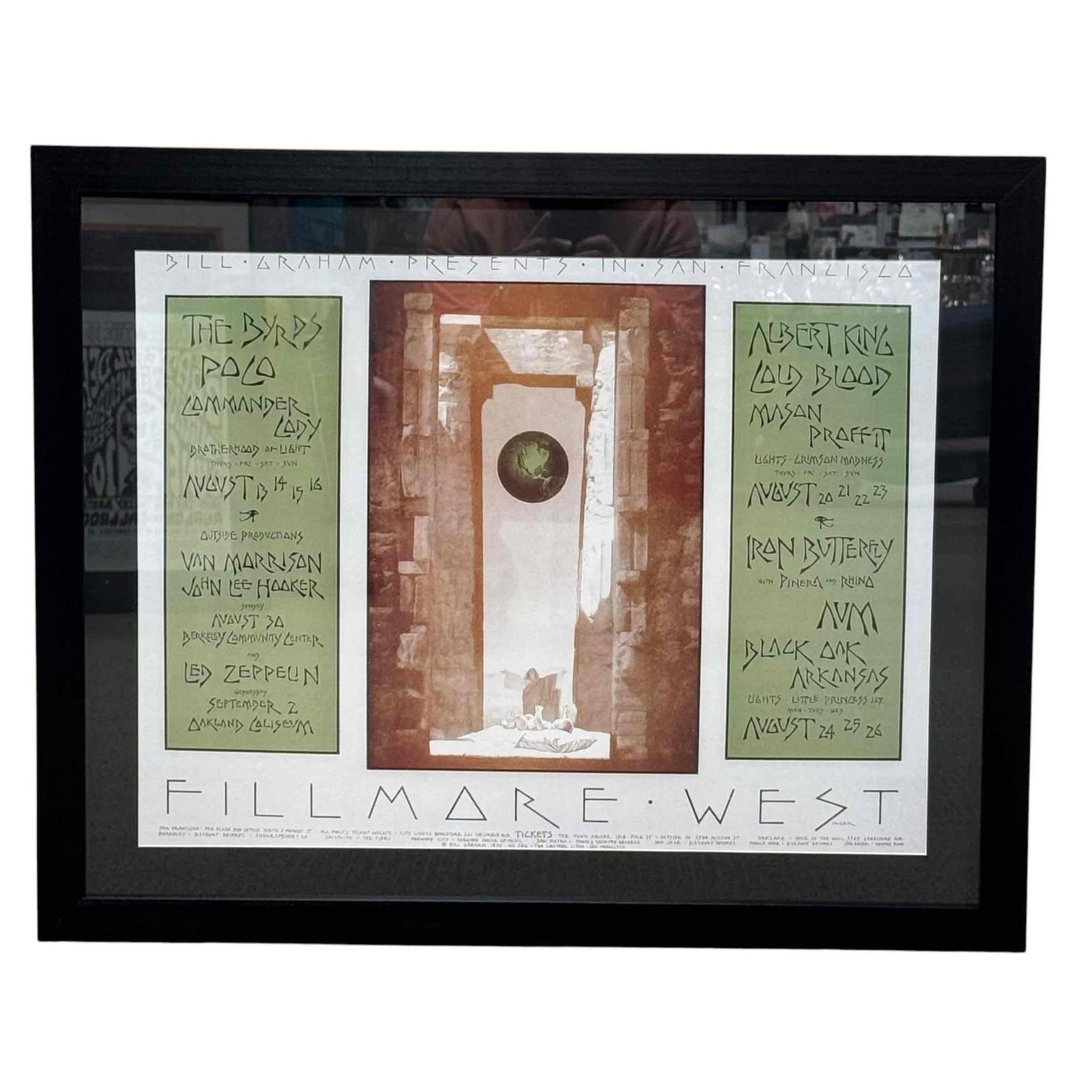 1970 Bill Graham's Fillmore West California Summer Lineup Concert Poster (1 of 17)