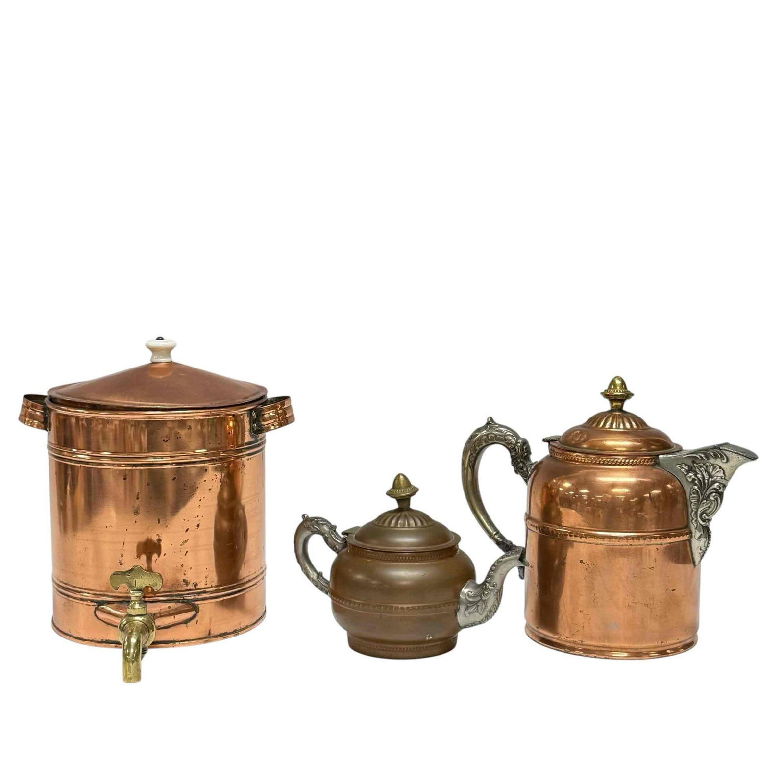 Copper Tea Urn Dispenser Teapot and Coffee Pot (3) (1 of 20)