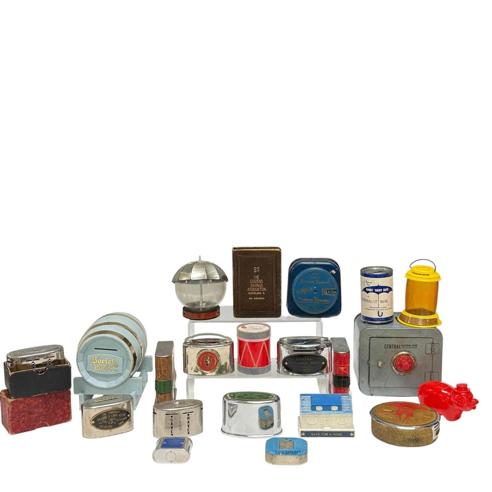Collection of Coin Banks Distributed by Banks (22) (1 of 20)