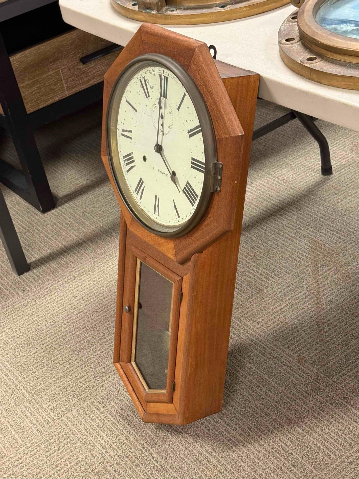 Antique Seth Thomas Wall Clock - 10