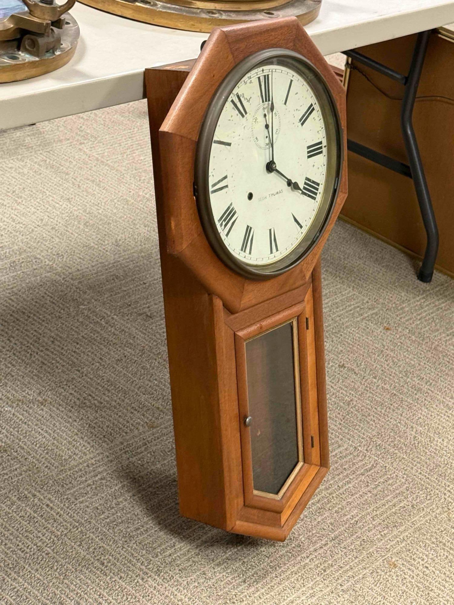 Antique Seth Thomas Wall Clock - 11