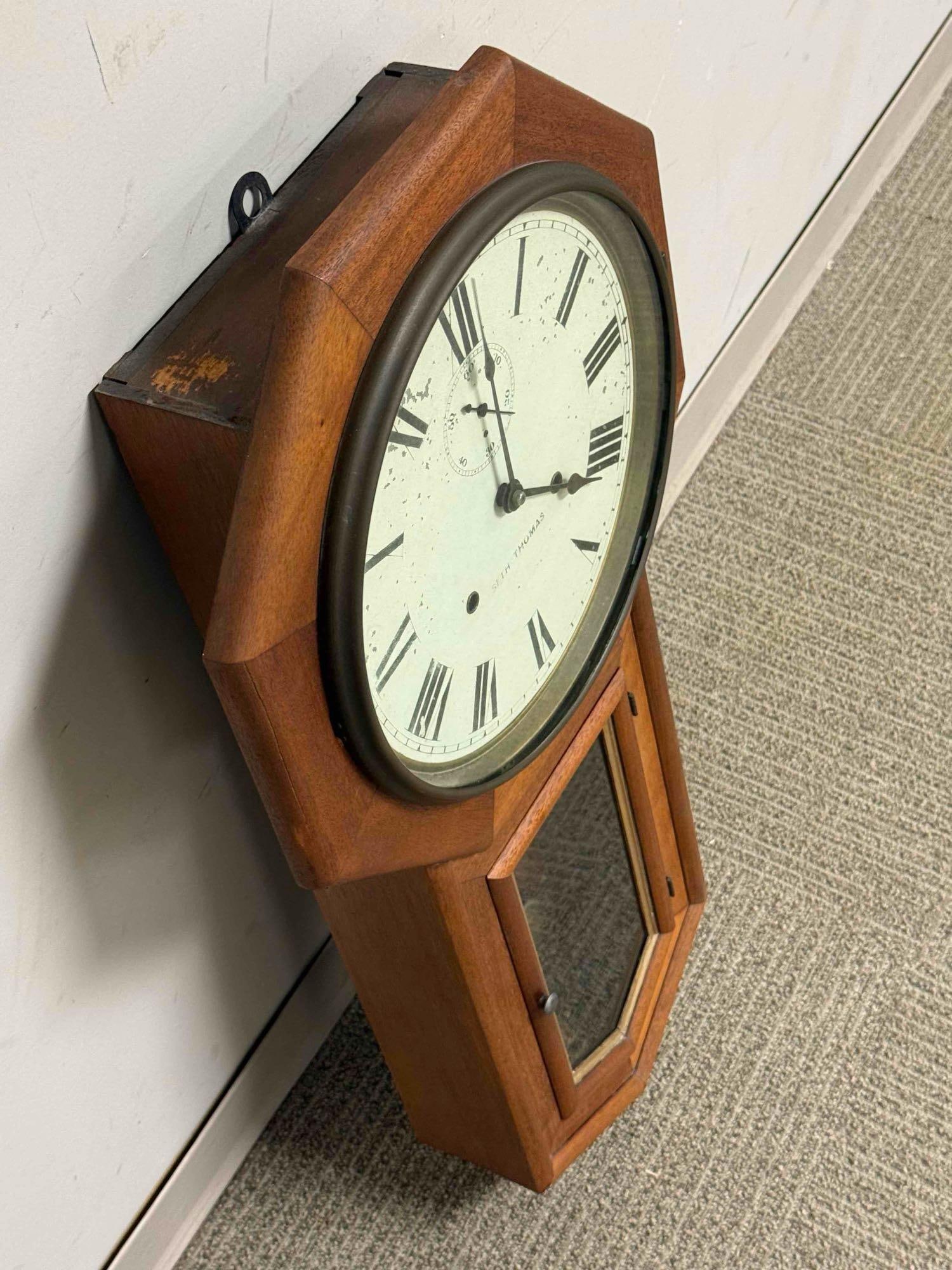 Antique Seth Thomas Wall Clock - 14