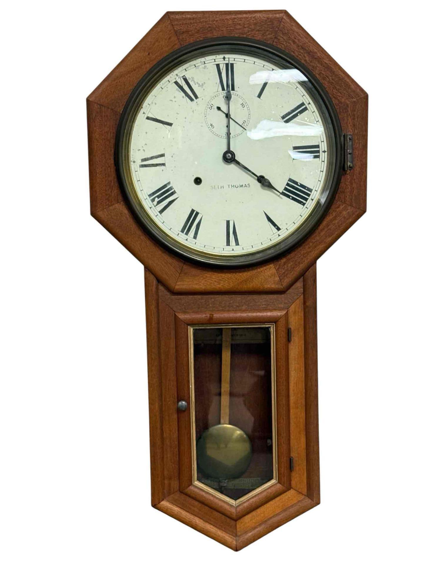 Antique Seth Thomas Wall Clock (1 of 16)