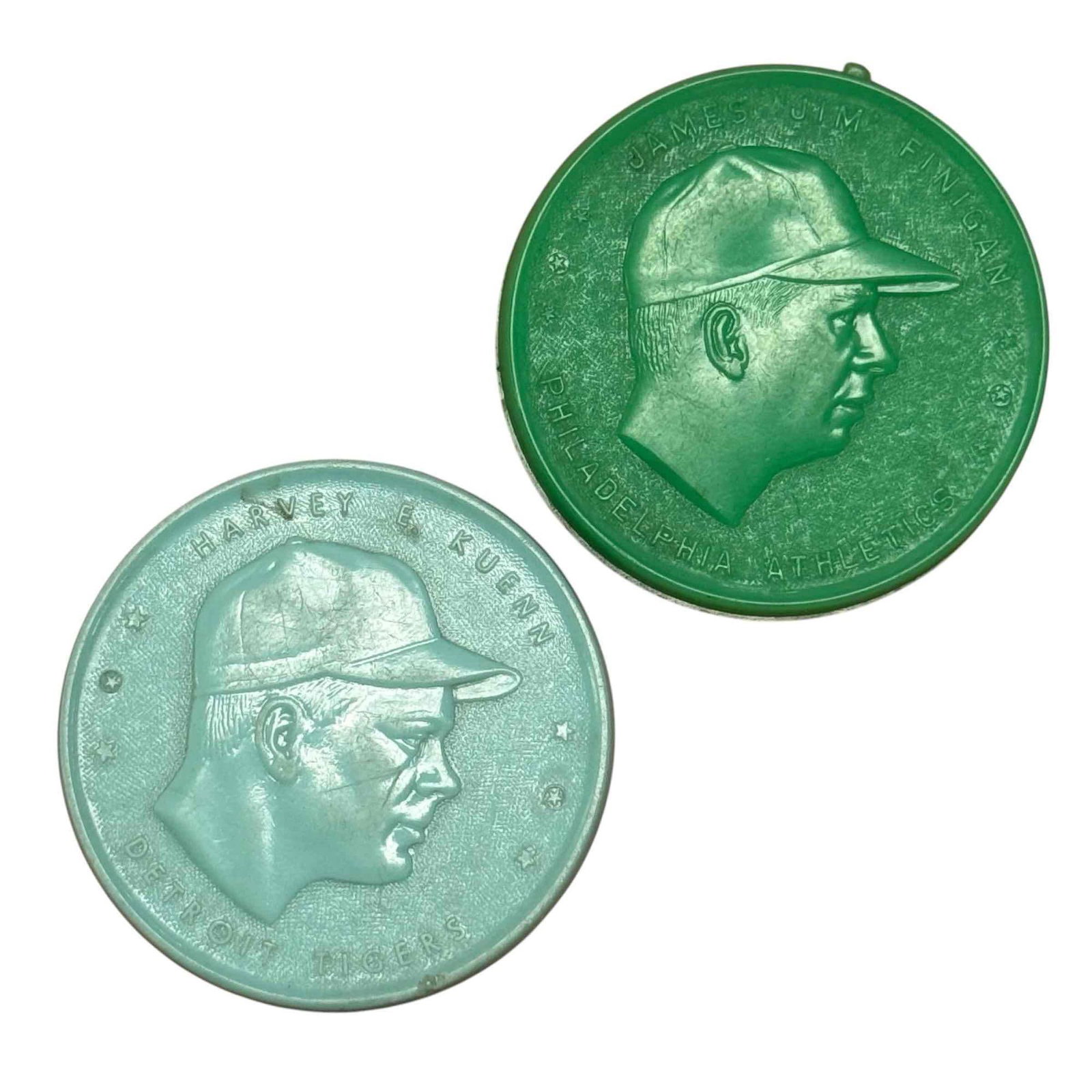 1955 Armour Baseball Coin Harvey Kuenn and Jim Finigan (1 of 9)