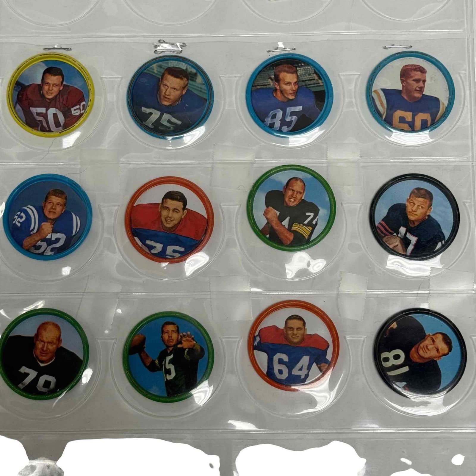 1962 Salada Tea and Junket Football Coins w/ Bart Starr (1 of 14)