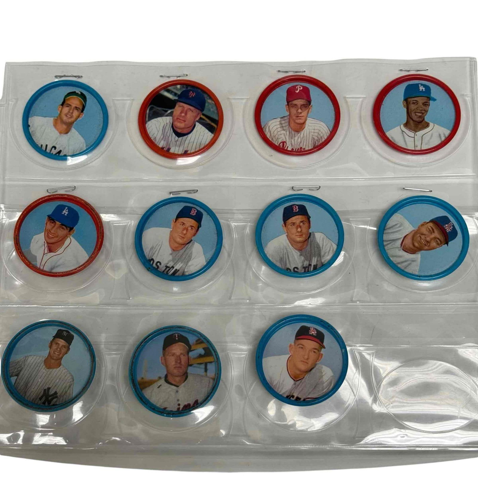 1963 Salada Baseball Coins w/ Sandy Koufax (1 of 10)