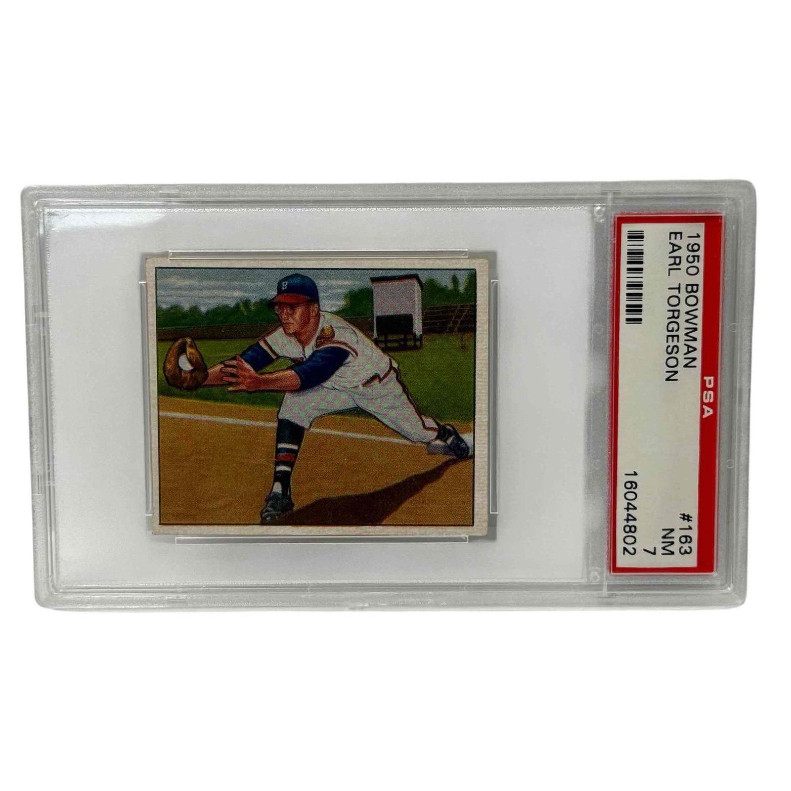 1950 Bowman Baseball #163 Earl Torgeson PSA 7 (1 of 6)