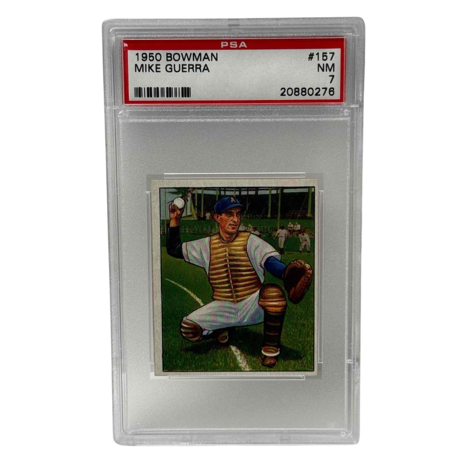1950 Bowman Baseball #157 Mike Guerra PSA 7 (1 of 6)