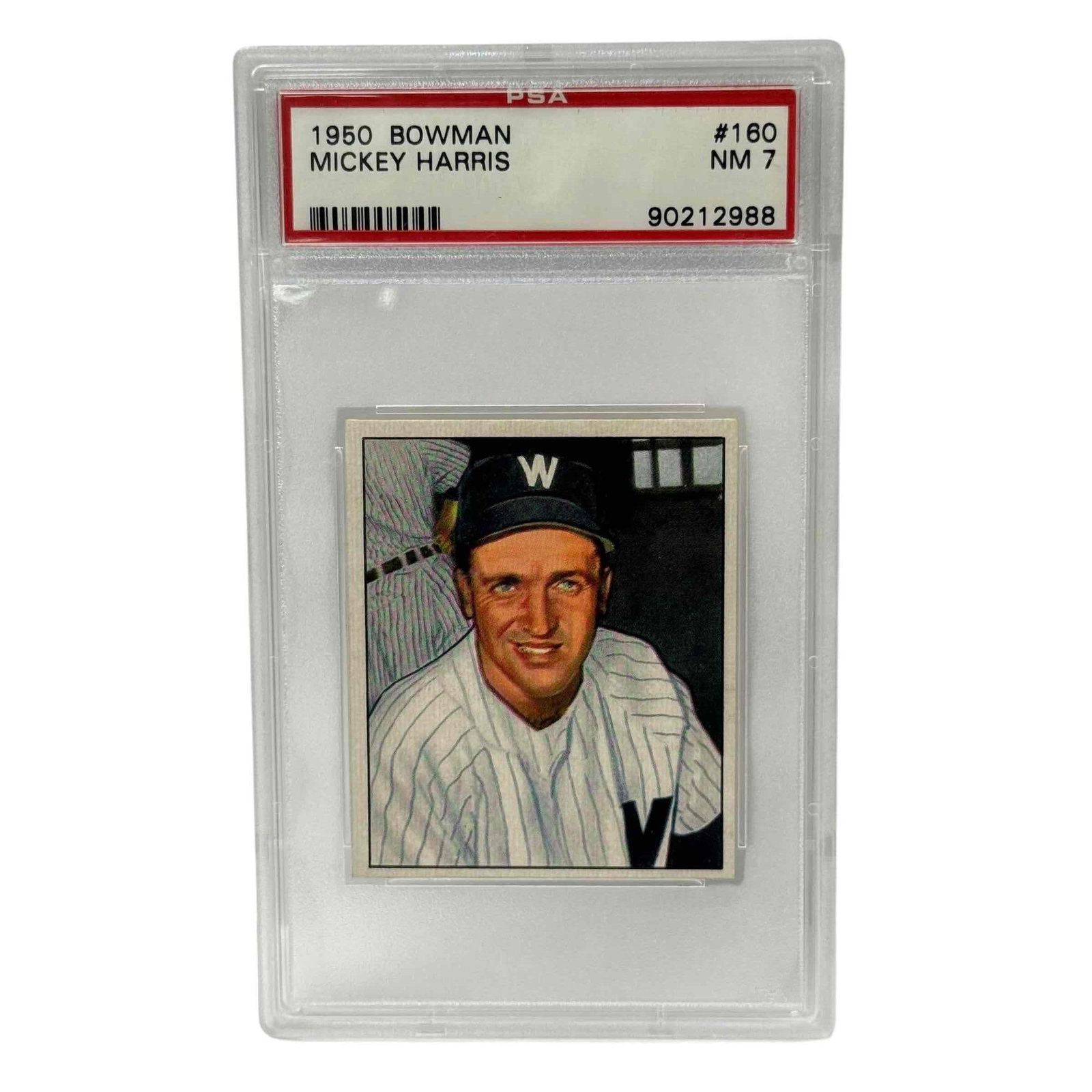 1950 Bowman Baseball #160 Mickey Harris PSA 7 (1 of 6)