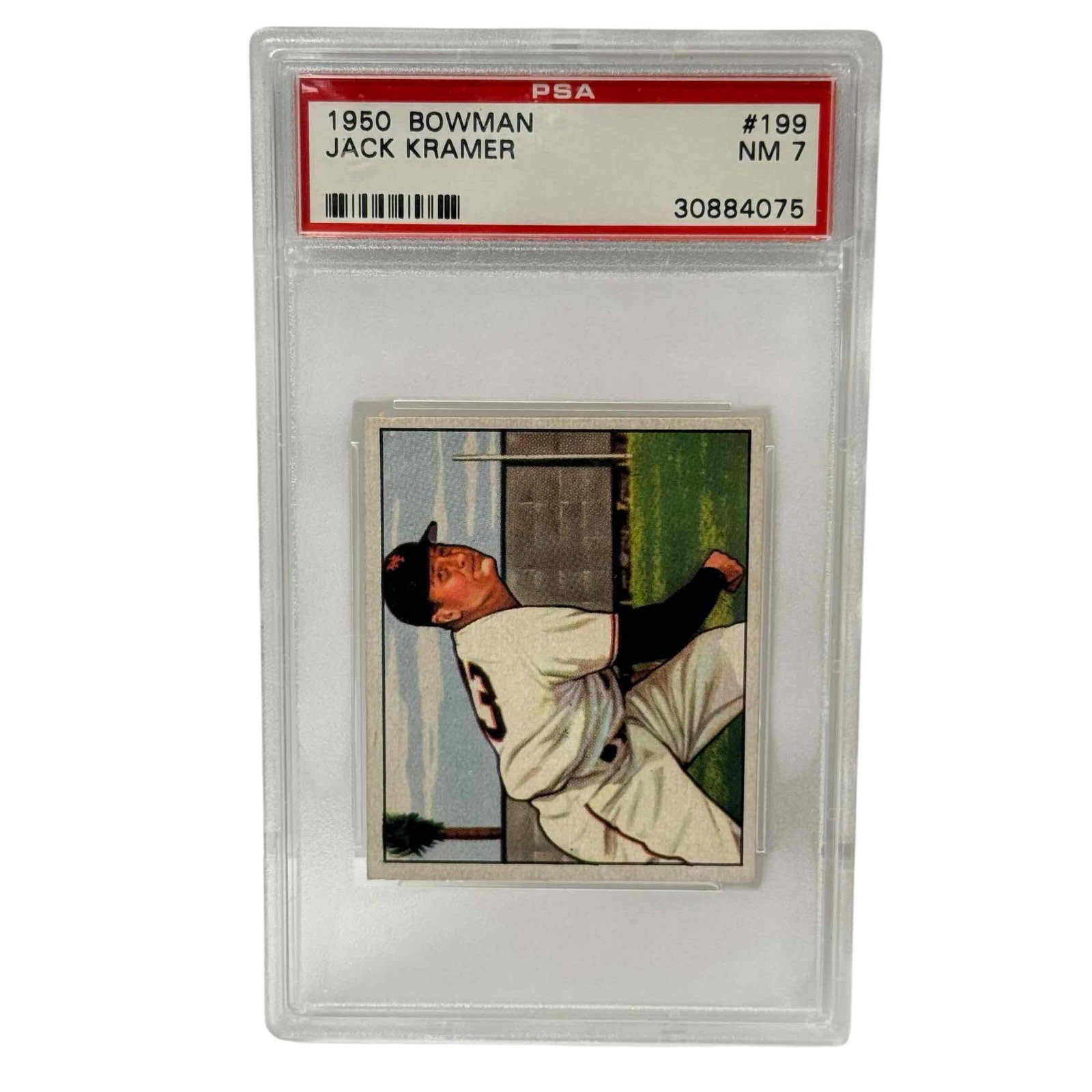 1950 Bowman Baseball #199 Jack Kramer PSA 7 (1 of 6)