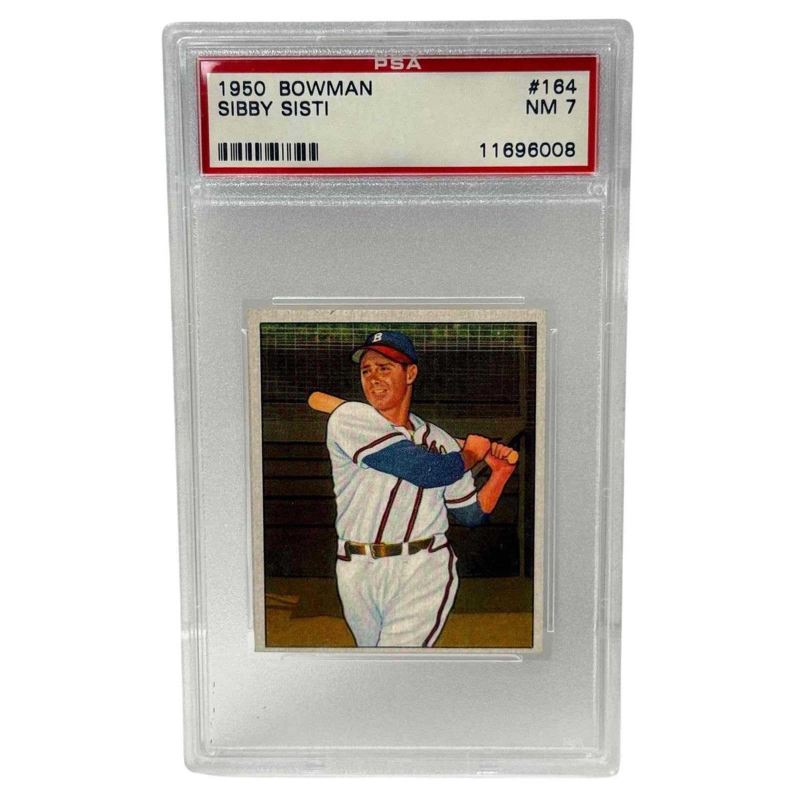 1950 Bowman Baseball #184 Sibby Sisti PSA 7 (1 of 6)