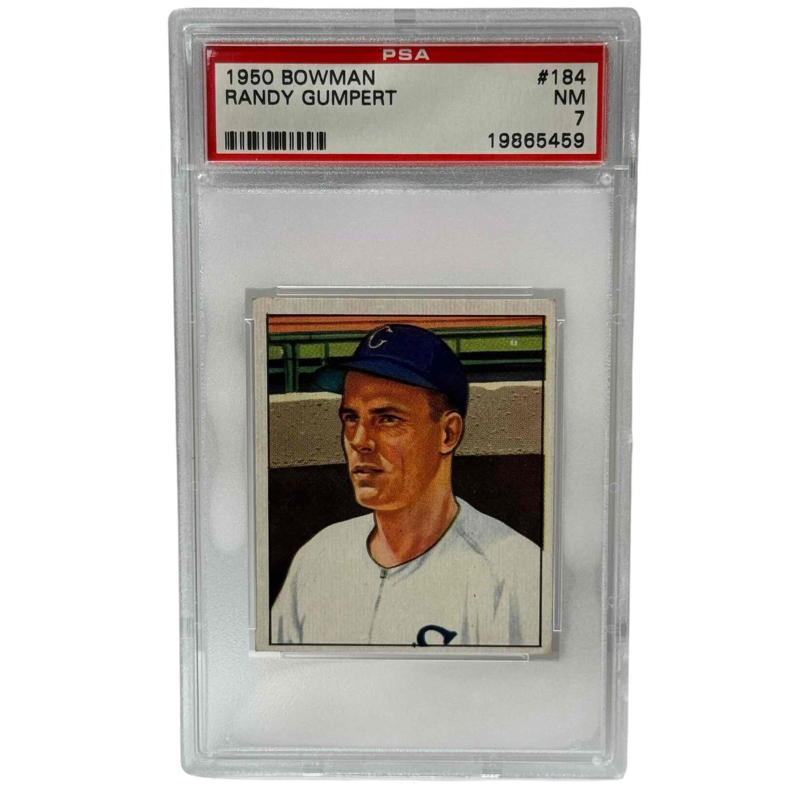 1950 Bowman Baseball #184 Randy Gumpert PSA 7 (1 of 6)
