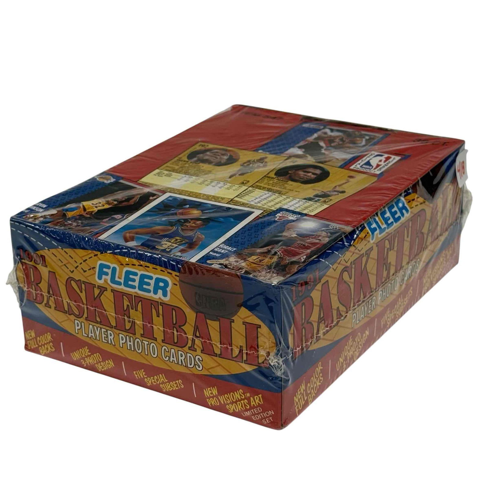 1991 Fleer Basketball Factory Sealed Unopened Wax Box (1 of 10)