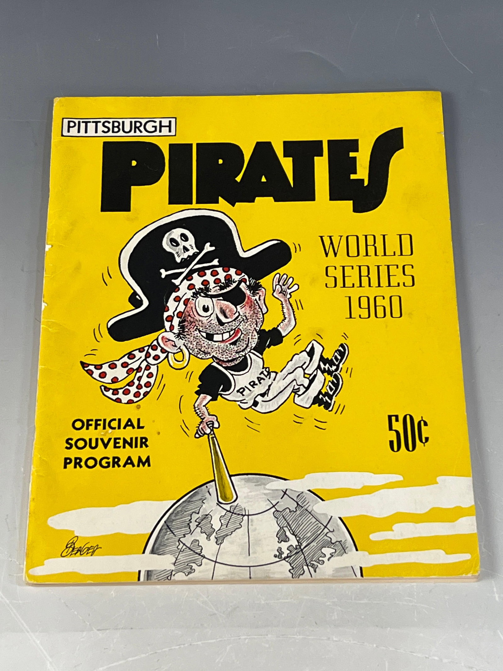 1960 World Series Program Pittsburgh Pirates Game 2 Mickey Mantle (1 of 4)