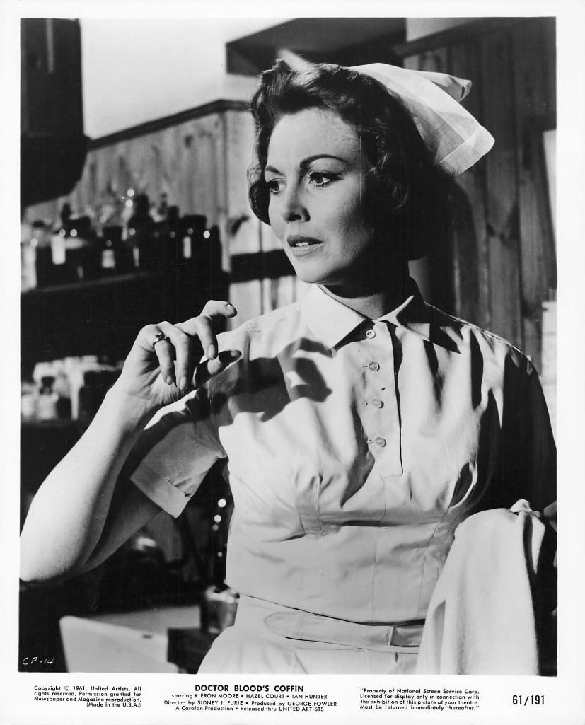 Doctor Blood's Coffin - Stills: Quantity: 20 Year: 1961 Condition:B+ Country: U.S.A Studio: United Artists Size: 8x10 Genre: Horror Stars: Kieron Moore, Hazel Court