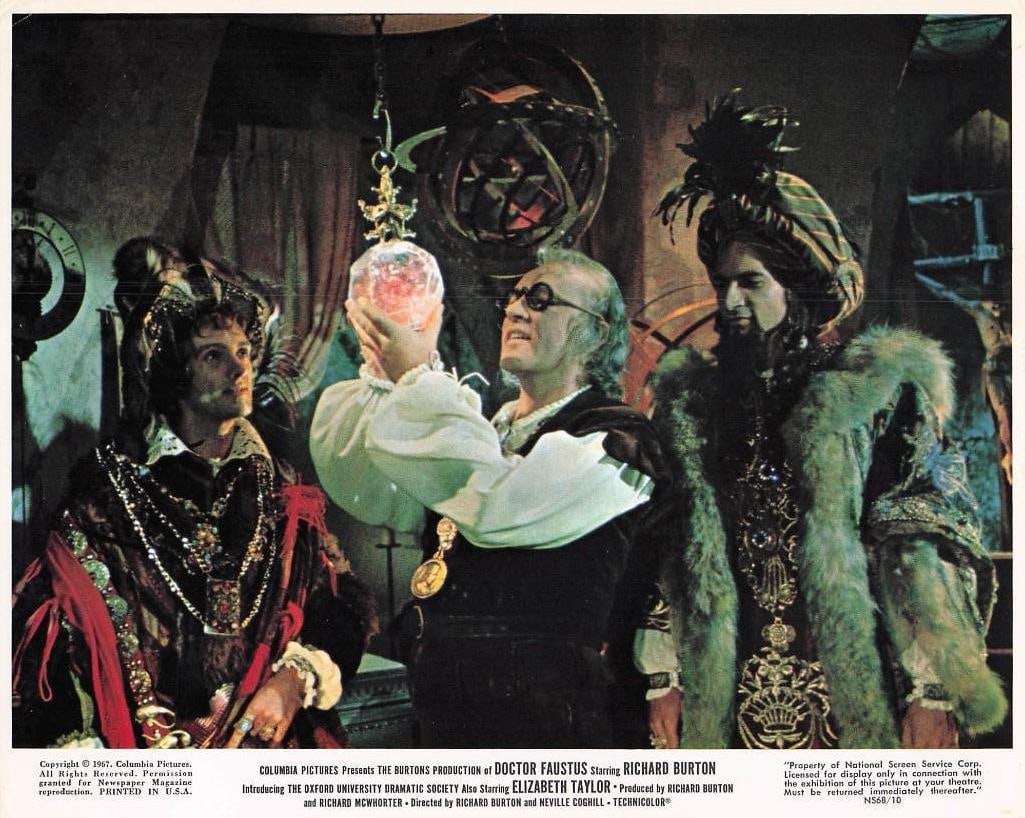Dr. Faustus - Stills: Quantity: 17 Year: 1967 Condition:B+ Country: U.S.A Studio: Columbia Size: 8x10 Genre: Horror Stars: Richard Burton, Elizabeth Taylor