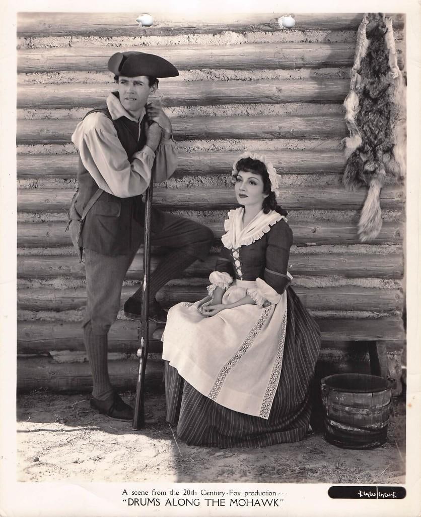 Drums Along the Mohawk - Stills: Quantity: 20 Year: 1939 Condition:B+ Country: U.S.A Studio: 20th Century Fox Size: 8x10 Genre: Western Stars: Henry Fonda, Claudette Colbert