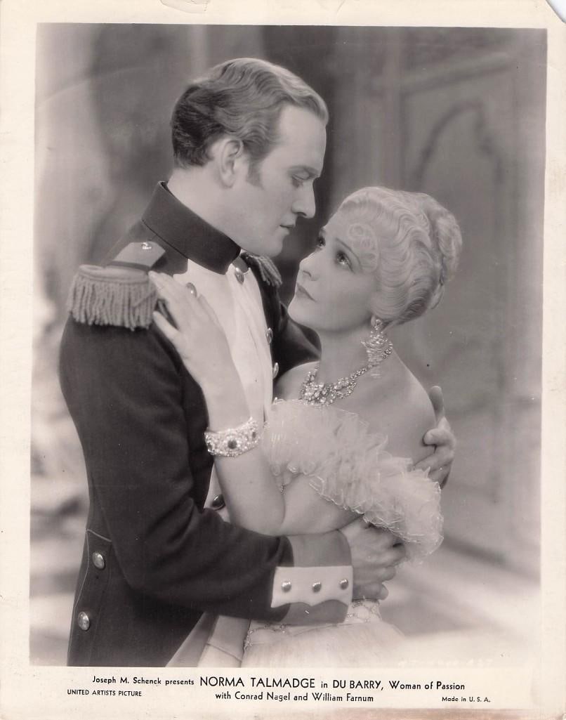 Du Barry Woman of Passion - Stills: Quantity: 16 Year: 1930 Condition:B+ Country: U.S.A Studio: United Artists Size: 8x10 Genre: Silent Stars: Norma Talmadge, Conrad Nagel, William Farnum