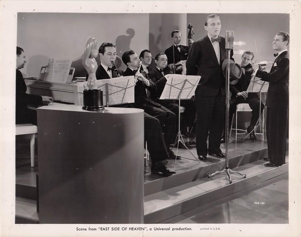 East Side of Heaven - Stills: Quantity: 20 Year: 1939 Condition:B+ Country: U.S.A Studio: Universal Size: 8x10 Genre: Musical Stars: Bing Crosby, Joan Blondell
