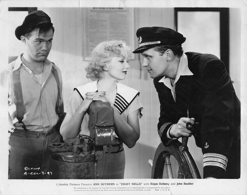 Eight Bells - Stills: Quantity: 11 Year: 1935 Condition:B+ Country: U.S.A Studio: Columbia / Republic Size: 8x10 Genre: Romance Stars: Ann Southern, Ralph Bellamy