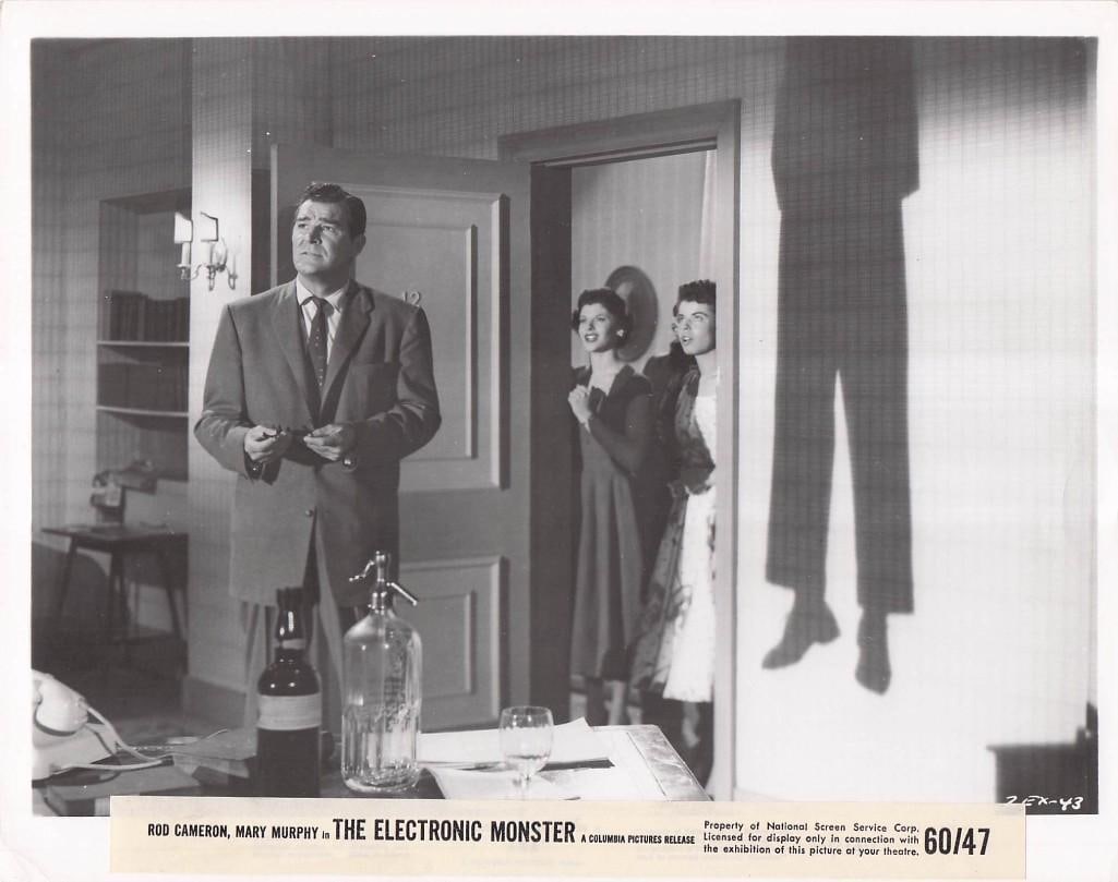 The Electronic Monster - Stills: Quantity: 20 Year: 1960 Condition:B+ Country: U.S.A Studio: Columbia Size: 8x10 Genre: Horror Stars: Rod Cameron, Mary Murphy