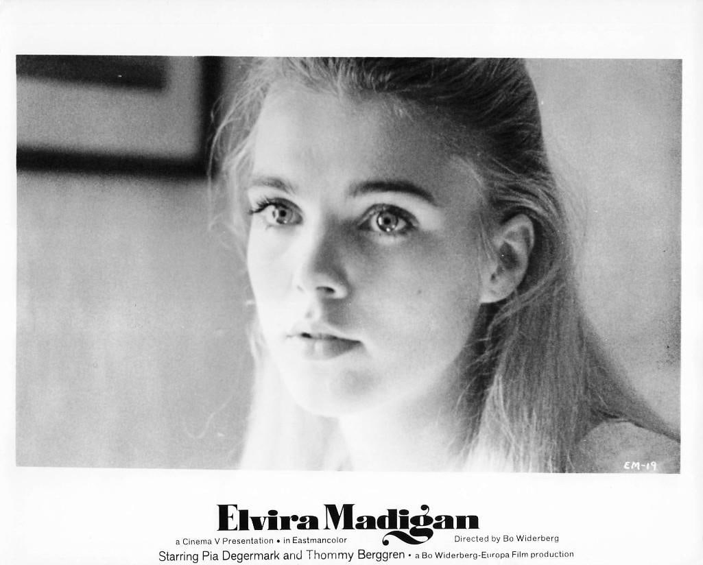 Elvira Madigan: Quantity: 11 Year: 1968 Condition:B+ Country: U.S.A Studio: Cinema V Size: 8x10 Genre: Pia Degermark, Thommy Berggren Stars: