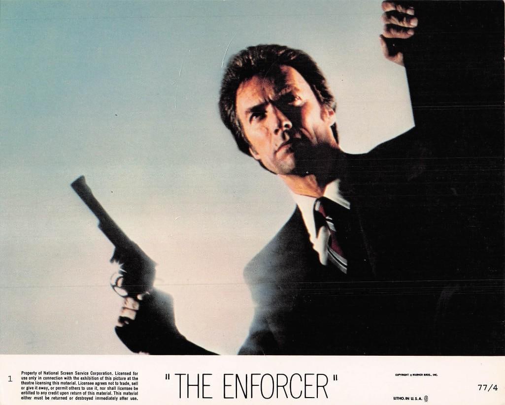 The Enforcer - 12 Vertical Stills - Color set of 8: Quantity: 21 Year: 1977 Condition:B+ Country: U.S.A Studio: Warner Brothers Size: 8x10 Genre: Crime Stars: Clint Eastwood, Tyna Daly, Bradford Dillman