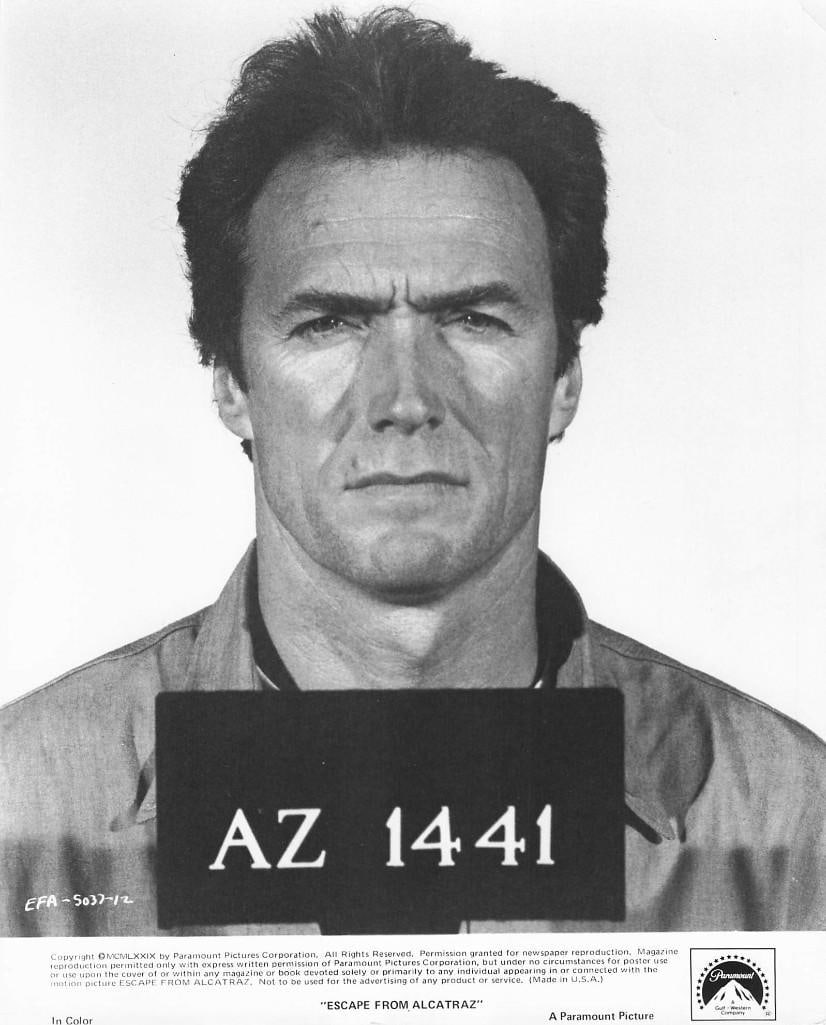 Escape from Alcatraz - Vertical Stills: Quantity: 11 Year: 1949 Condition:B+ Country: U.S.A Studio: Paramount Size: 8x10 Genre: Crime Stars: Clint Eastwood