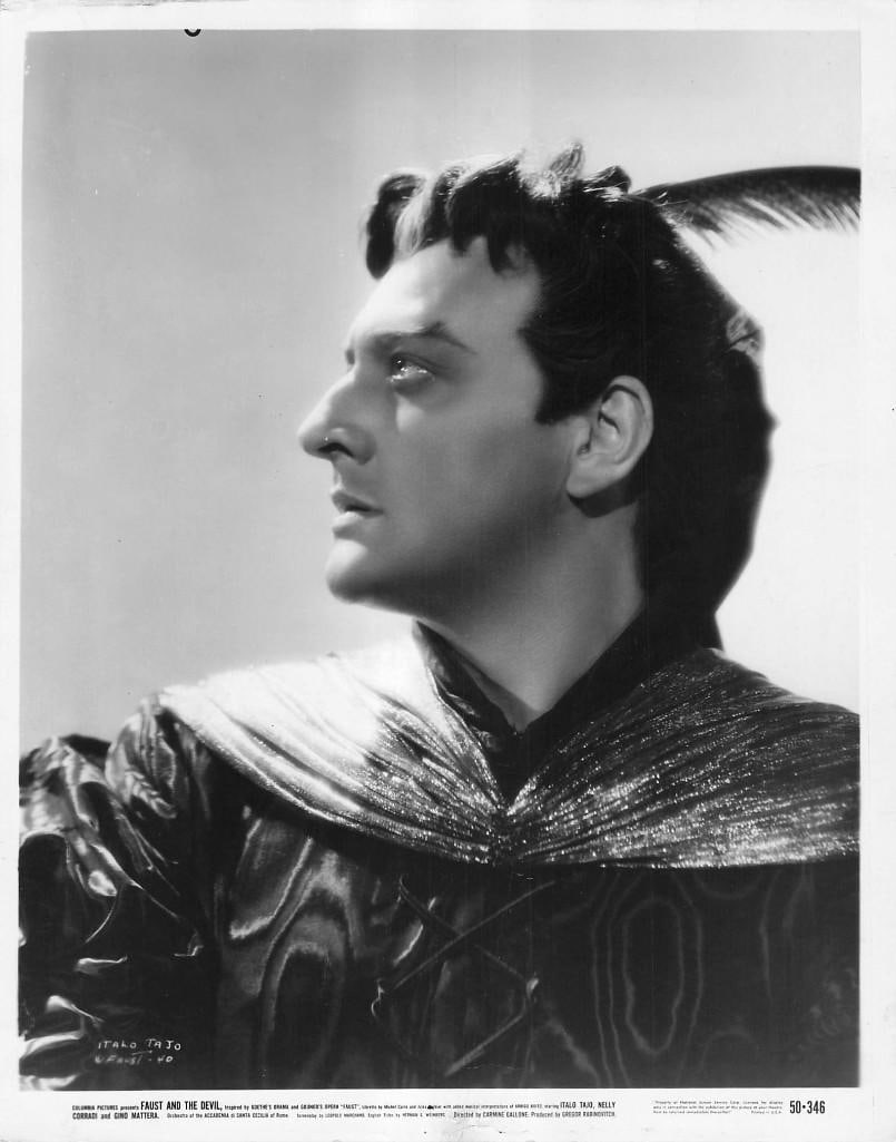 Faust and the Devil - Stills: Quantity: 12 Year: 1950 Condition:B+ Country: U.S.A Studio: Columbia Size: 8x10 Genre: Horror Stars: Italo tajo, Nelly Corradi, Gino Mattera