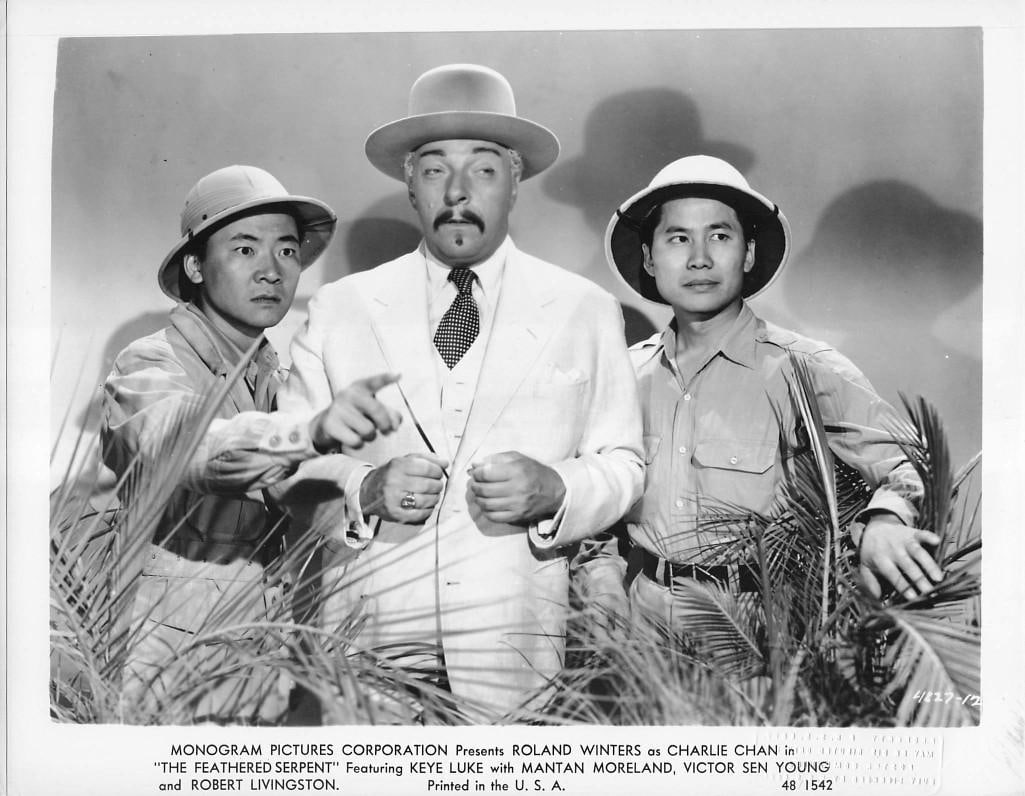 Feathered Serpent - Stills: Quantity: 17 Year: 1948 Condition:B+ Country: U.S.A Studio: Monogram Size: 8x10 Genre: Crime Stars: Ronald Winters, Victor Sen Yung, Mantan Moreland