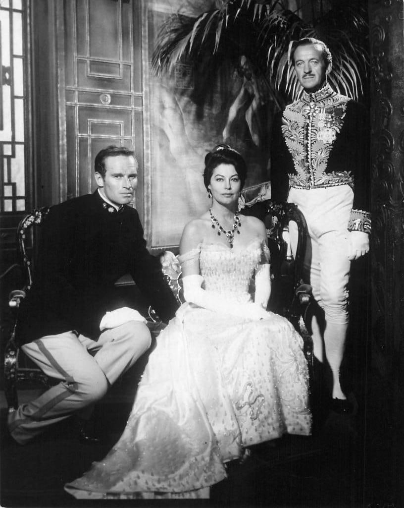 55 Days at Peking - Portrait Stills: Quantity: 20 Year: 1963 Condition:B+ Country: U.S.A Studio: Allied Artists Size: 8x10 Genre: War Stars: Charlton Heston, Ava Gardner, David Niven, Flora Robson, Elizabeth Sellers