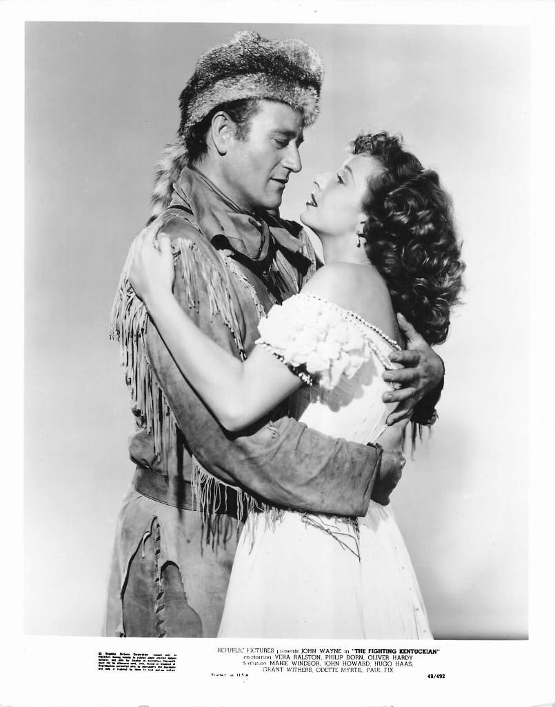 The Fighting Kentuckian - Stills: Quantity: 21 Year: 1947 Condition:B+ Country: U.S.A Studio: Republic Size: 8x10 Genre: Western Stars: John Wayne, Oliver Hardy, Vera Ralston