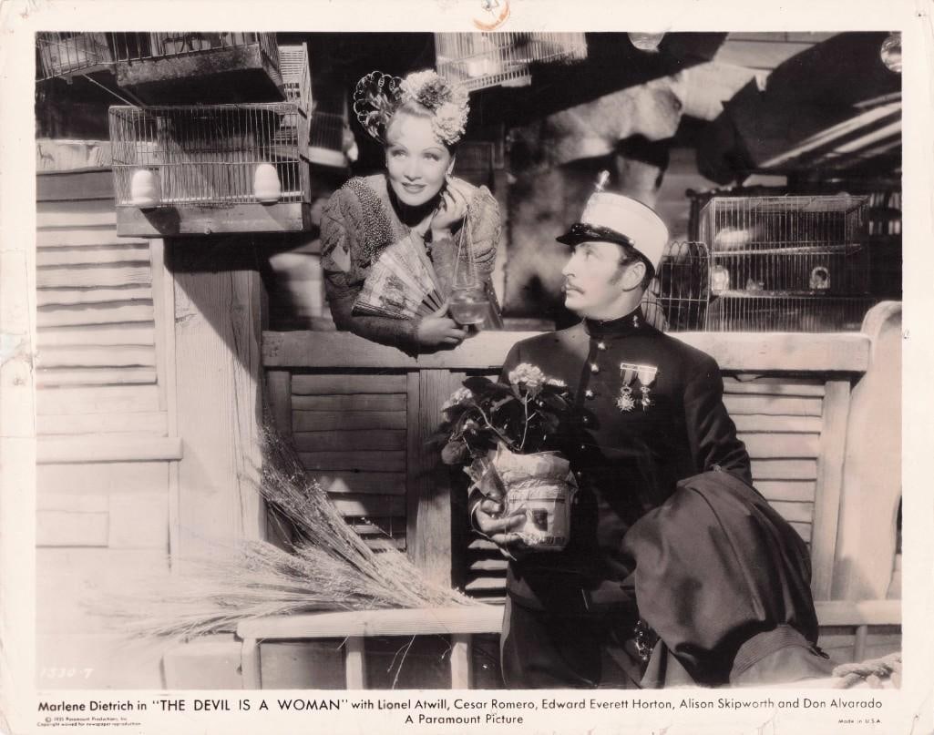 The Devil is a Woman - Stills: Quantity: 7 Year: 1935 Condition: B Country: U.S.A Studio: Paramount Size: 8x10 Genre: Adventure Stars: Marlene Dietrich, Lionel Atwill