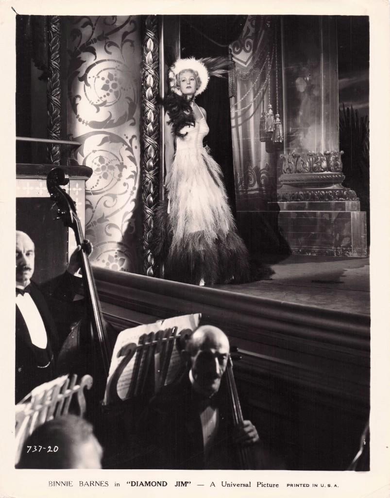 Diamond Jim - Stills: Quantity: 20 Year: 1935 Condition: B- to B+ Country: U.S.A Studio: Universal Size: 8x10 Genre: Adventure Stars: Eward Arnold, Jean Arthur, Binnie Barnes, Ceser Romero