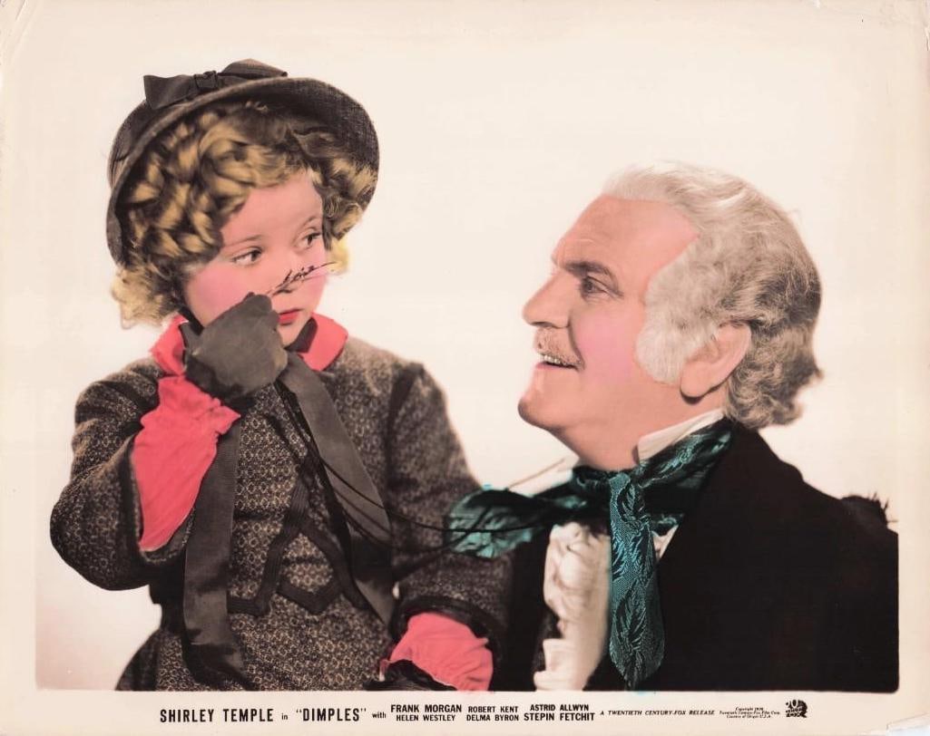 Dimples (AKA The Bowery Princess) - Color Stills: Quantity: 20 Year: 1936 Condition: B Country: U.S.A Studio: 20th Century Fox Size: 8x10 Genre: Musical Stars: Shirly Temple, Frank Morgan, Astrid Allwyn, Stepin Fetchit