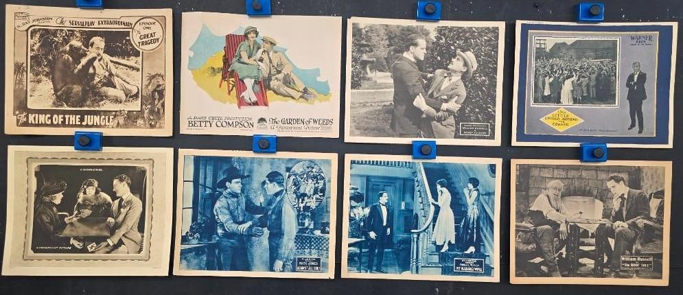 Silent Lobby Cards GROUP: Quantity: 15 Year: 1920's Condition: Various Country: U.S.A Studio: Various Size: 11x14 Genre: Silent Stars: Various