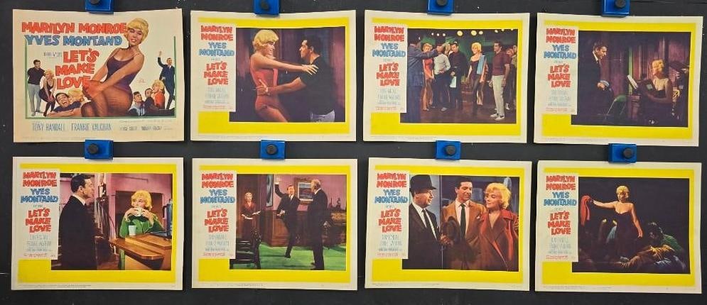 Let's Make Love - Lobby Card Set: Quantity: 8 Year: 1960 Country: U.S.A Studio: 20th Century Fox Size: 11x14 Genre: Romance Stars: Marilyn Monroe, Yves Montand, Tony Randall