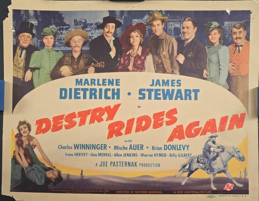 Destry Rides Again - Title Lobby Card (1 of 1)