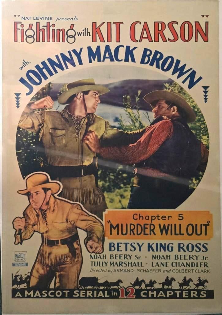 Fighting With Kit Carson - Linen Backed One Sheet (1 of 1)