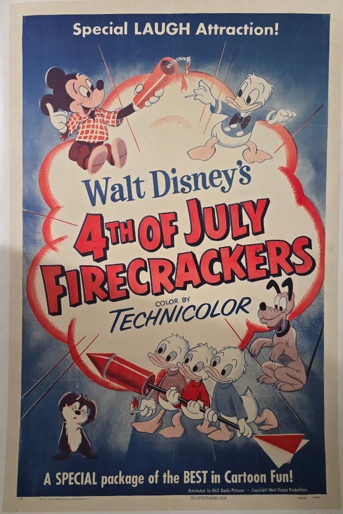 4th of July Fireworks - Linen Backed One Sheet (1 of 1)