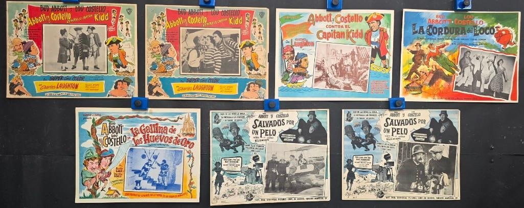 Abbott and Costello - Various Mexican Lobby Cards (1 of 8)