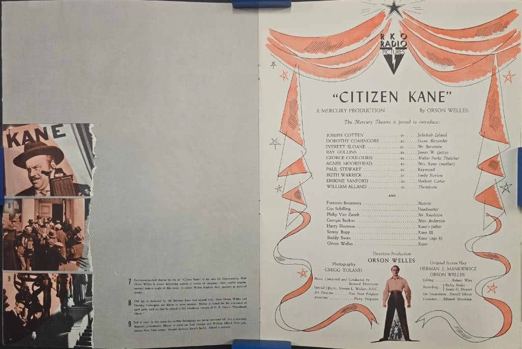 Citizen Kane - Souvenir Program - 2