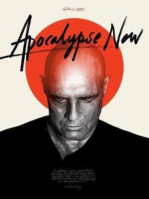 Apocalypse Now/Kurtz's Nightmare" Art Print by Grzegorz "Gabz" Domaradzki 45/125: Quantity: 1 Year: 2013 Condition: Very Good Country: U.S.A Size: 18x24 Genre: War Stars: Marlon Brando