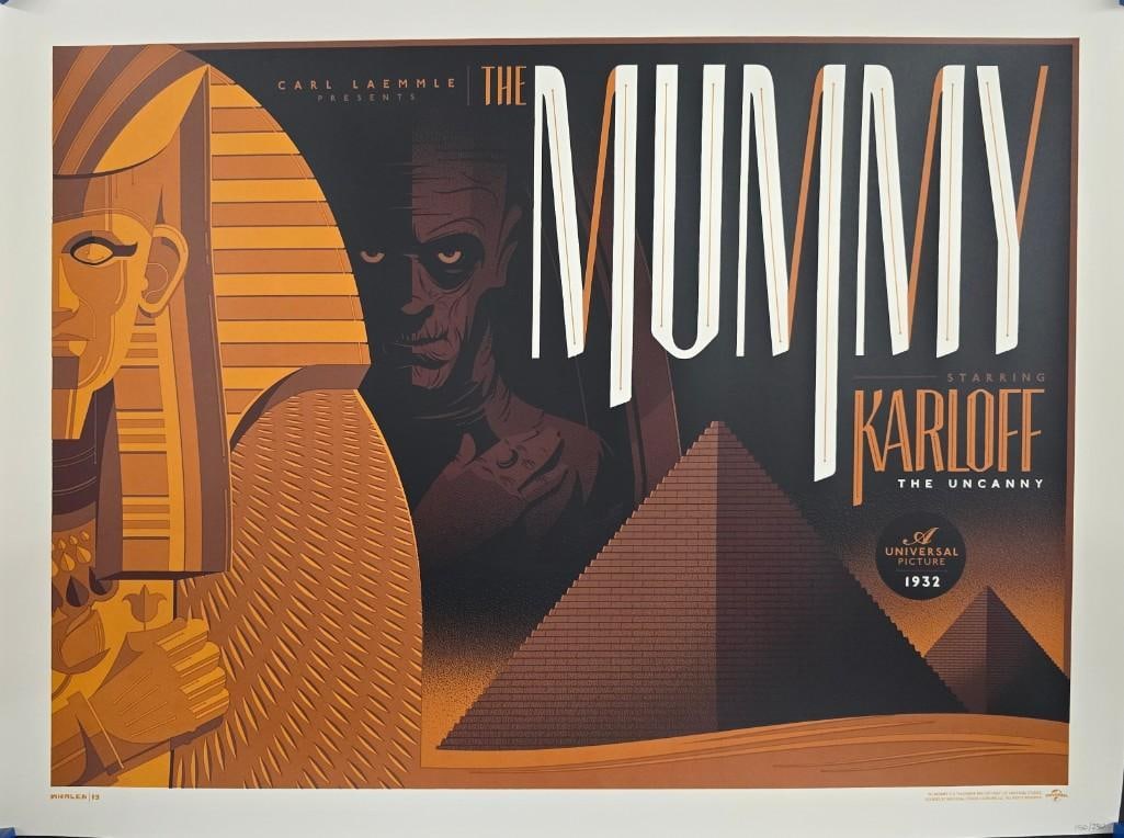 The Mummy #150/230 Art Print by Tom Whalen (1 of 2)